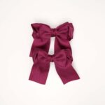 Satin Bows Hair Clips - Image 6