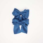 Satin Bows Hair Clips