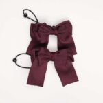 Soft Fabric Bow Hair Ties - Image 4