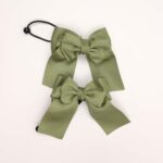 Soft Fabric Bow Hair Ties - Image 17