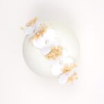 White Floral Pearl Headband