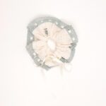 Vintage Lace Trim Scrunchie