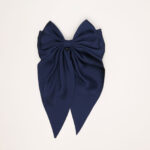 Satin Long-Tail Bow Hair Clip