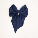 Glossy Short-Tail Bow Hair Clip