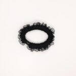 Ruffled Scrunchie with Bead Accent - Image 6