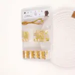 Gold Hair Rings Set