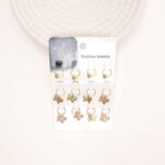 Butterfly Charm Hair Rings