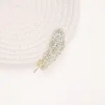 Crystal Leaf Metal Hair Clip