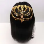 Gold Leaf Chain Hairband - Image 3