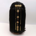 Gold Filigree Chain Hair Clip