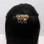 Gold Chain Hair Clip