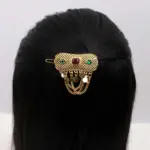 Gold Mesh Chain Hair Clip