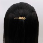 Gold-Tone Triple Motif Hair Clip