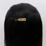 Gold-Tone Mixed Motif Hair Clip