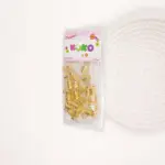 Gold Spiral Hair Rings