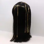 Gold Drape Chain Hairband - Image 2