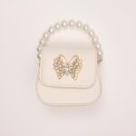 Butterfly Pearl Handle Crossbody Bag - Image 7