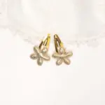 Floral Metal Hair Clips Set