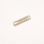 Gold Crystal Pearl Hair Clip - Image 2
