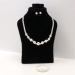 Faux Pearl Graduated Jewelry Set