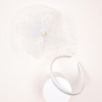 Mesh Bow Hair Clip Set with Hairband - Image 3
