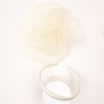 Mesh Bow Hair Clip Set with Hairband - Image 4