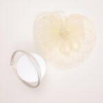 Lace Flower Hair Clip Set with Hairband - Image 4