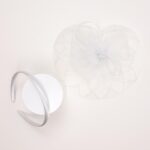 Lace Flower Hair Clip Set with Hairband - Image 3