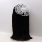 Lace Flower Hair Clip Set with Hairband