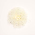 Rose Hair Clip with Crystal Accents - Image 2