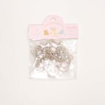 Pearl-Accent Mini Elastic Hair Tie Set